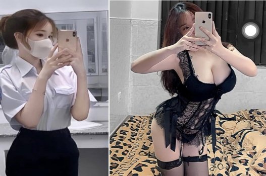 Cảnh nữ sinh áo trắng đầy mê hoặc