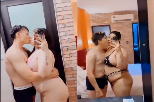Chị gái béo chơi some với hai em trai